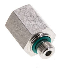 G 1/8'' x G 1/4'' M/F RVS Neusstuk 630 Bar - Hydrauliek