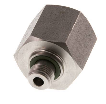 G 1/8'' x G 3/8'' M/F RVS Neusstuk 630 Bar - Hydrauliek