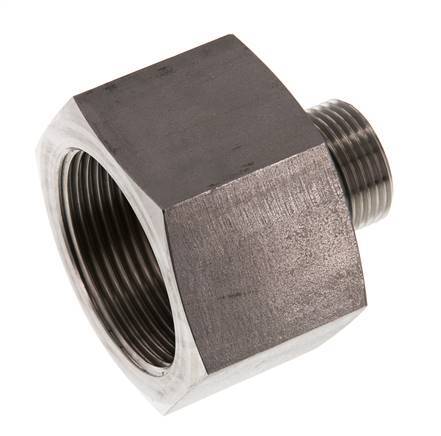 G 3/4'' x G 1 1/2'' M/F RVS Neusstuk 315 Bar - Hydrauliek