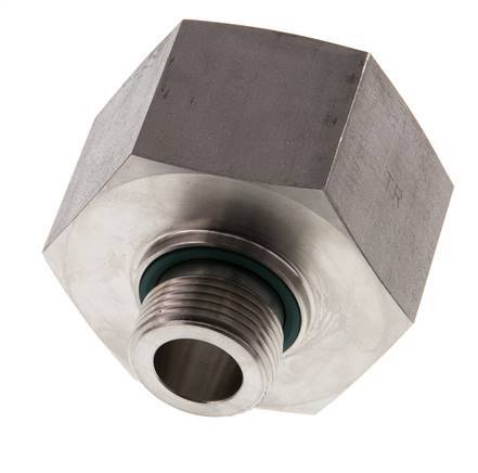 G 3/4'' x G 1 1/2'' M/F RVS Neusstuk 315 Bar - Hydrauliek