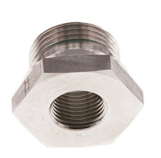 G 1'' x G 1/2'' M/F RVS Neusstuk 400 Bar - Hydrauliek