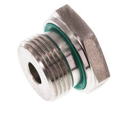 G 1'' x G 1/4'' M/F RVS Neusstuk 400 Bar - Hydrauliek
