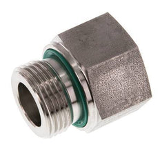 G 1'' x G 3/4'' M/F RVS Neusstuk 400 Bar - Hydrauliek