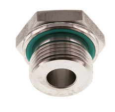 G 1'' x G 3/8'' M/F RVS Neusstuk 400 Bar - Hydrauliek
