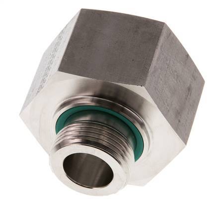 G 1'' x G 1 1/2'' M/F RVS Neusstuk 315 Bar - Hydrauliek