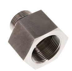 G 1'' x G 1 1/4'' M/F Stainless steel Reducing Adapter 400 Bar - Hydraulic
