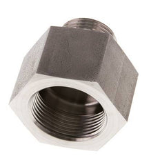 G 1'' x G 1 1/4'' M/F Stainless steel Reducing Adapter 400 Bar - Hydraulic