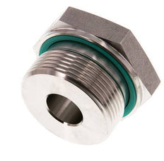 G 1 1/2'' x G 1/2'' M/F RVS Neusstuk 315 Bar - Hydrauliek