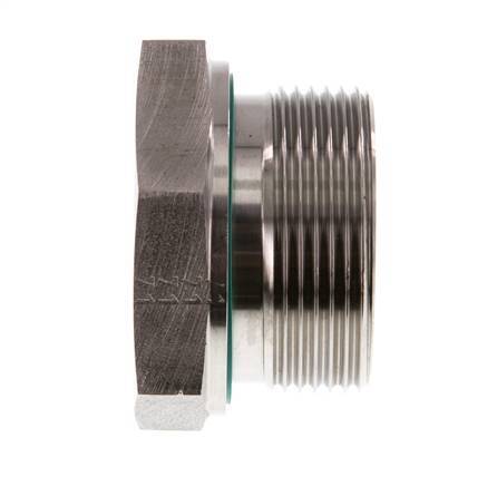 G 1 1/2'' x G 1'' M/F RVS Neusstuk 315 Bar - Hydrauliek