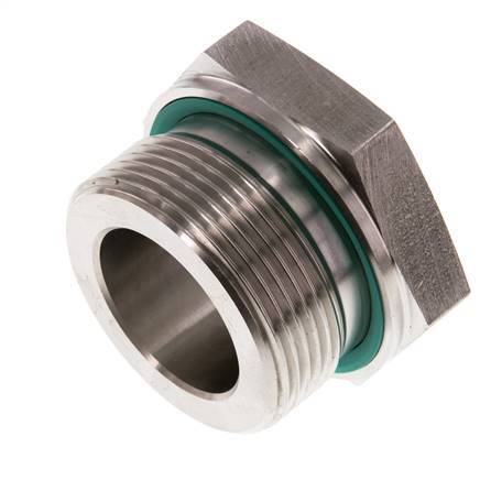 G 1 1/2'' x G 1'' M/F RVS Neusstuk 315 Bar - Hydrauliek