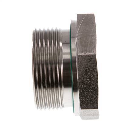 G 1 1/2'' x G 1'' M/F RVS Neusstuk 315 Bar - Hydrauliek