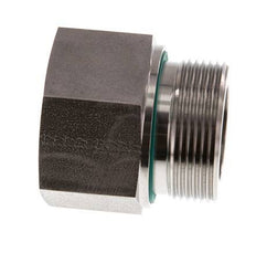 G 1 1/2'' x G 1 1/4'' M/F RVS Neusstuk 315 Bar - Hydrauliek