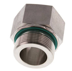 G 1 1/2'' x G 1 1/4'' M/F RVS Neusstuk 315 Bar - Hydrauliek