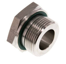 G 1 1/4'' x G 3/4'' M/F RVS Neusstuk 400 Bar - Hydrauliek