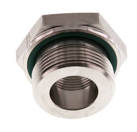 G 1 1/4'' x G 3/4'' M/F RVS Neusstuk 400 Bar - Hydrauliek