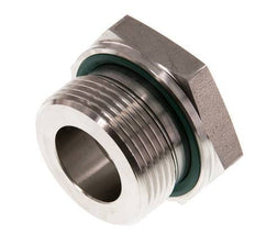 G 1 1/4'' x G 3/4'' M/F RVS Neusstuk 400 Bar - Hydrauliek