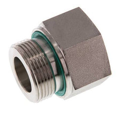 G 1 1/4'' x G 1'' M/F Stainless steel Reducing Adapter 400 Bar - Hydraulic