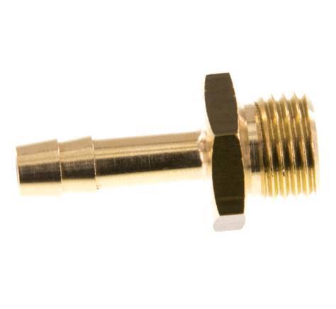 G 1/4'' Male x 6mm Brass Hose barb 16 Bar [5 Pieces]