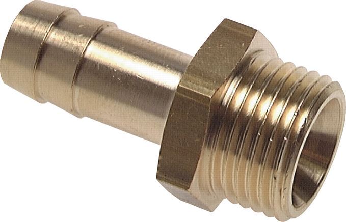 G 1/4'' Male x 6mm Brass Hose barb 16 Bar [5 Pieces]