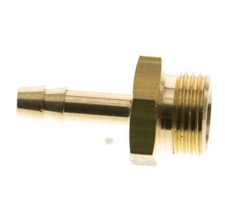 G 3/8'' Male x 6mm Brass Hose barb 16 Bar [5 Pieces]