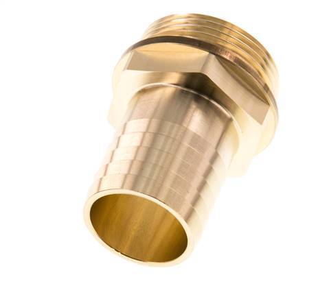 G 1 1/4'' Buitendraad x 32mm Messing Slangpilaar 16 Bar