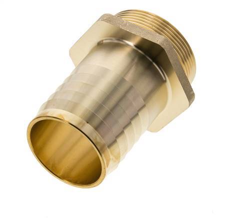 G 2'' Male x 50mm Brass Hose barb 16 Bar