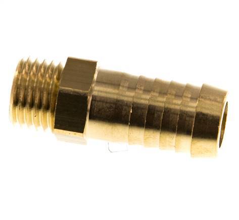 M14x1.5 Male x 13mm Brass Hose barb 16 Bar [5 Pieces]