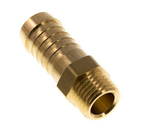 M14x1.5 Male x 13mm Brass Hose barb 16 Bar [5 Pieces]