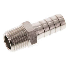 R 1/4'' Male x 10mm Nickel plated Brass Hose barb 16 Bar [5 Pieces]