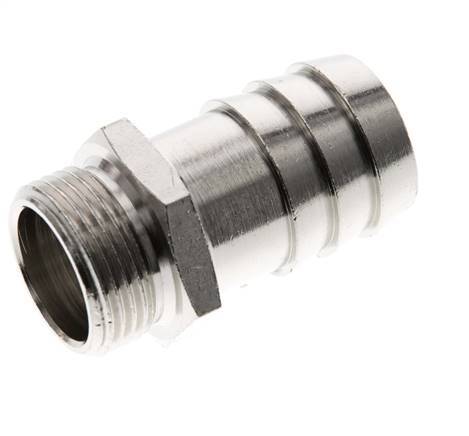 G 3/4'' Buitendraad x 25mm Vernikkeld Messing Slangpilaar 16 Bar