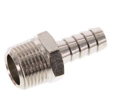 R 3/8'' Male x 9mm Nickel plated Brass Hose barb 16 Bar [5 Pieces]