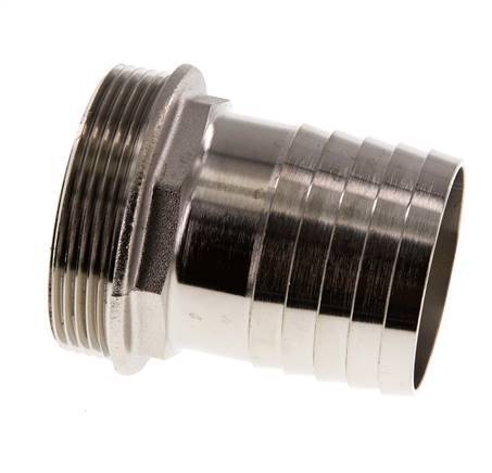 G 2'' Buitendraad x 50mm Vernikkeld Messing Slangpilaar 16 Bar