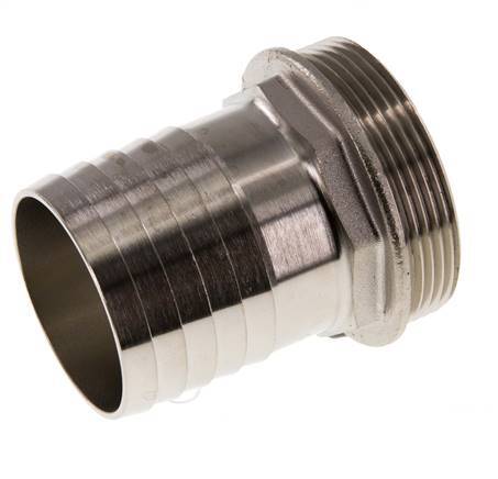 G 2'' Buitendraad x 50mm Vernikkeld Messing Slangpilaar 16 Bar