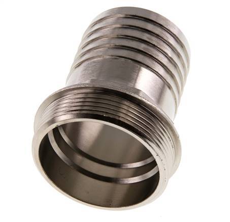 G 2'' Buitendraad x 50mm Vernikkeld Messing Slangpilaar 16 Bar