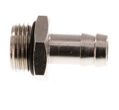 G 1/2'' Male x 13mm Nickel plated Brass Hose barb with NBR Seal 30 Bar [2 Pieces]