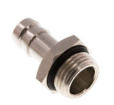 G 1/2'' Male x 13mm Nickel plated Brass Hose barb with NBR Seal 30 Bar [2 Pieces]