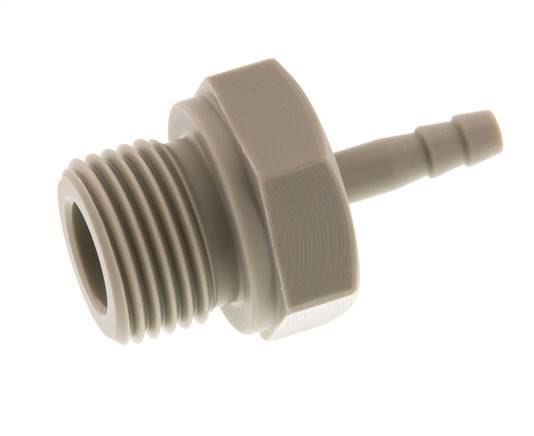 G 1/2'' Buitendraad x 4mm Polypropylene (PP) Slangpilaar 10 Bar