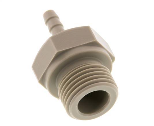 G 1/2'' Buitendraad x 4mm Polypropylene (PP) Slangpilaar 10 Bar