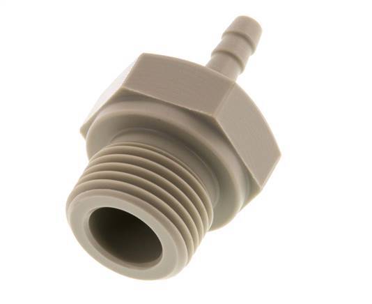G 1/2'' Buitendraad x 4mm Polypropylene (PP) Slangpilaar 10 Bar