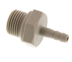 G 1/2'' Buitendraad x 6mm Polypropylene (PP) Slangpilaar 10 Bar