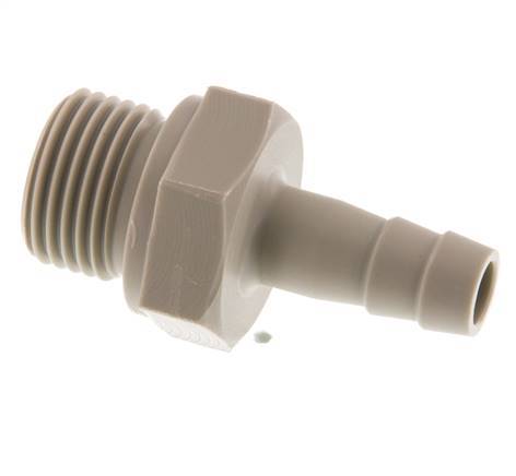 G 1/2'' Buitendraad x 10mm Polypropylene (PP) Slangpilaar 10 Bar