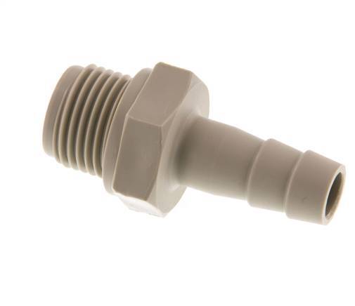 G 1/2'' Buitendraad x 12mm Polypropylene (PP) Slangpilaar 10 Bar