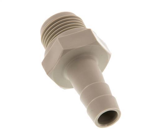 G 1/2'' Buitendraad x 12mm Polypropylene (PP) Slangpilaar 10 Bar