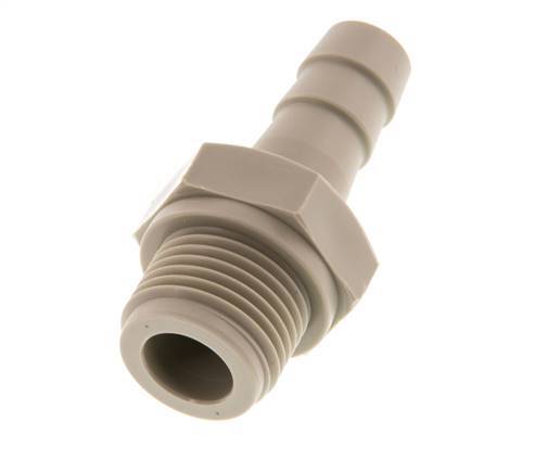G 1/2'' Buitendraad x 12mm Polypropylene (PP) Slangpilaar 10 Bar