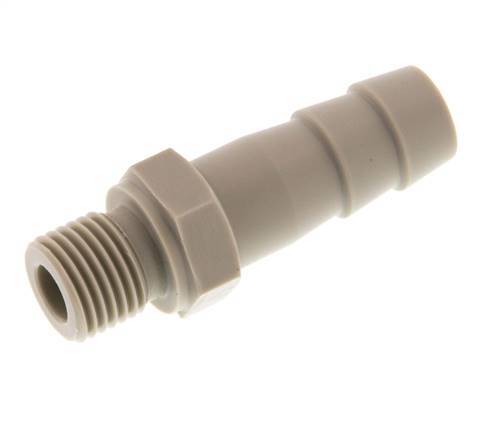 G 1/4'' Buitendraad x 12mm Polypropylene (PP) Slangpilaar 10 Bar
