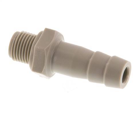 G 1/8'' Male x 8mm Polypropylene (PP) Hose barb 10 Bar