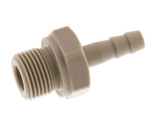 G 3/8'' Buitendraad x 6mm Polypropylene (PP) Slangpilaar 10 Bar