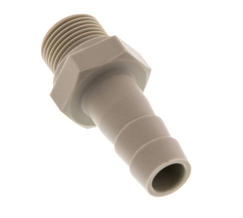 G 3/8'' Buitendraad x 12mm Polypropylene (PP) Slangpilaar 10 Bar