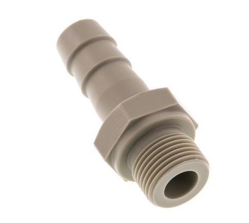 G 3/8'' Buitendraad x 12mm Polypropylene (PP) Slangpilaar 10 Bar