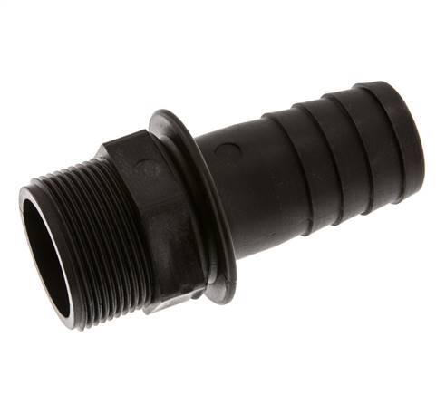 G 1 1/2'' Buitendraad x 38mm Polypropylene (PP) Slangpilaar 10 Bar
